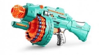 Blast Soft Bullet Toy Gun | Automatic Drum Gun screenshot 5