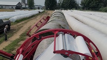 Anderson Wraptor, self-loading bales carrier and inline wrapper combo