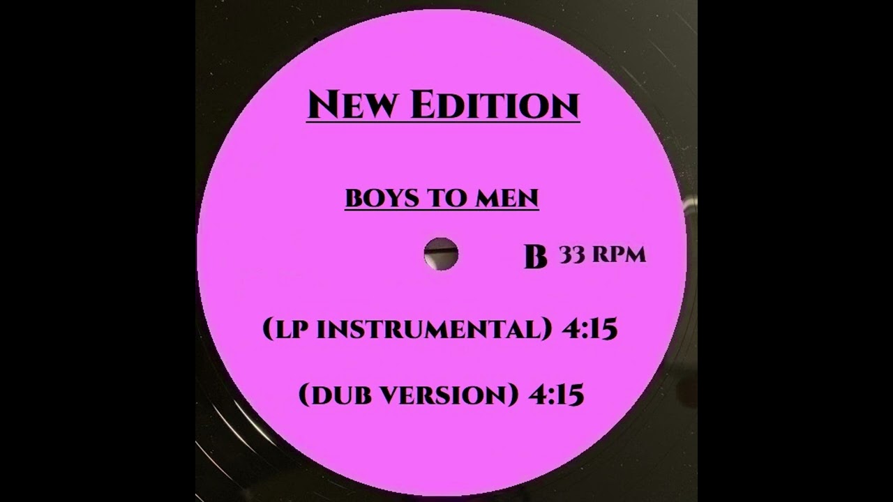NEW EDITION - BOYS TO MEN (LP INSTRUMENTAL)