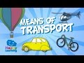 Aprende inglés. Los Medios de Transporte en Inglés | Videos Educativos para Niños