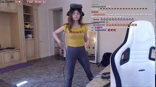 Pokimane belly button showing