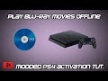 Enable offline bluray disc movie playback on modded ps4 505