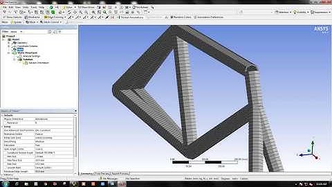 Ansys Workbench Bicycle Chassis