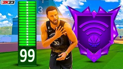 STEPH CURRY BUILD + HOF LIMITLESS RANGE & 99 3PT RATING 😳 (NBA 2K23)