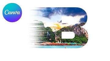 Dispersion Text Effect in Canva - Easy Glitch Tutorial! (No Photoshop)