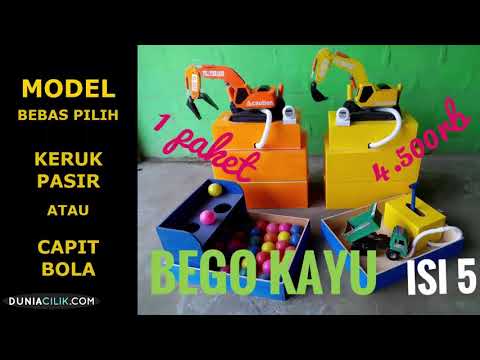 Mainan excavator,mainan edukasi untuk melatih otak anak anda.. 