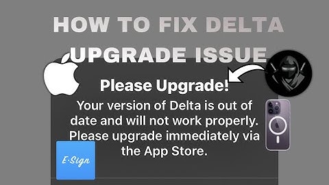 How To Fix Delta “Please Upgrade” issue iOS 2025 TUTORIAL