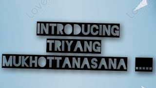 Triyang Mukhottanasana By Acharyakulam Students ....