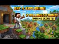 Minecraft 100 Days: MUJHE MIL GAYE 2 VILLAGES! 😱 Day 4) #minecraft #survival #day4 #100daychallenge