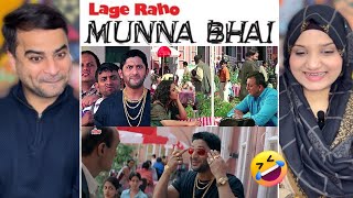 Lage Raho Munna Bhai Movie Best Comedy Scenes Reaction!!! | Sanjay Dutt | Arshad Warsi | Vidya Balan