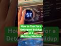 How to Test for a Detergent Buildup in a Washing Machine   #WashingMachine #DetergentBuildup