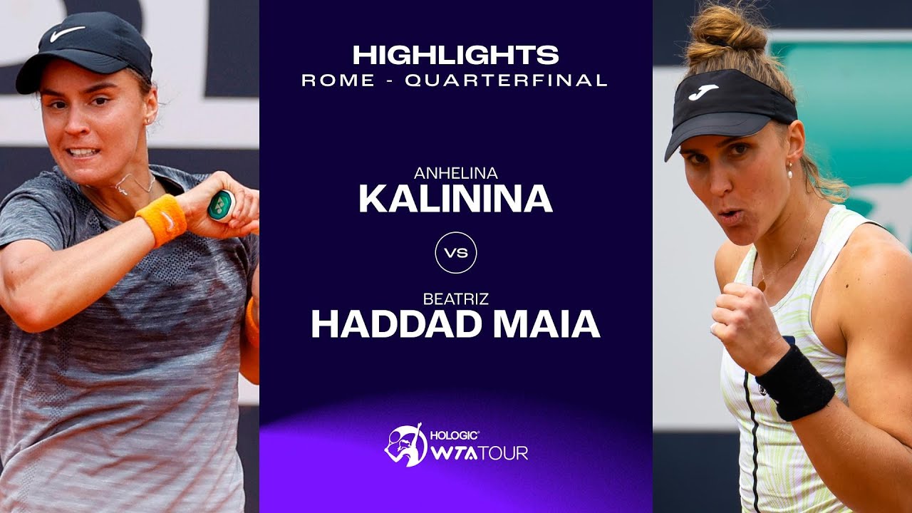 Italian Open: Kalinina wins epic quarter-final - Tennis Majors