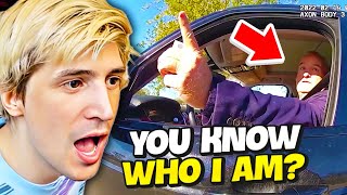 'You know who I am?' Congressional candidate threatens cop's career during traffic stop | xQc Reacts