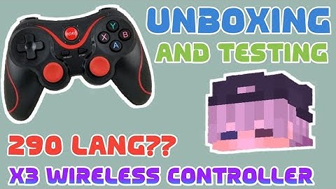 Unboxing & Testing X3 Wireless Controller