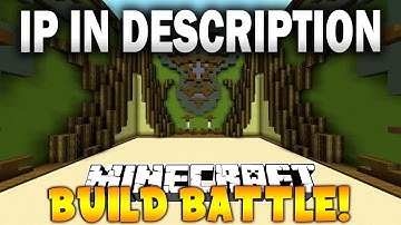 The BEST Build Battle Server in Minecraft - 2025 (IP in Description)