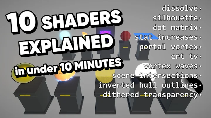 10 Shaders in 10 Minutes - Unity Shader Graph