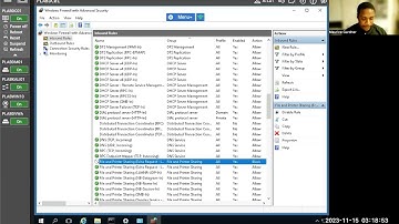 CyberSecurity Fundamentals Part 1: Configuring Endpoint Security with Firewall Rules