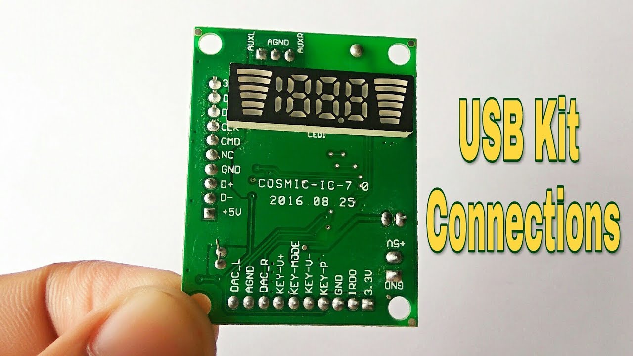 USB Kit Connection | USB , Fm , AUX Card - YouTube
