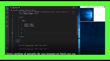 como CAMBIAR el TAMAÑO de una IMAGEN en HTML con CSS 🚀