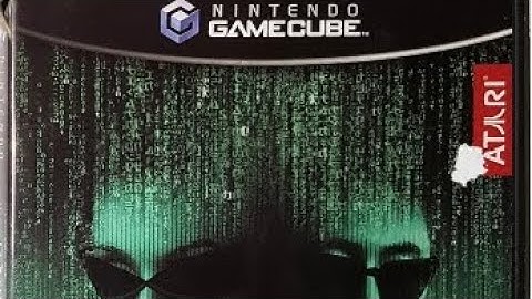 Enter The Matrix Nintendo Gamecube CRT  2003