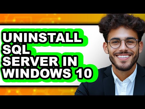 How to Uninstall Sql Server in Windows 10 (updated)