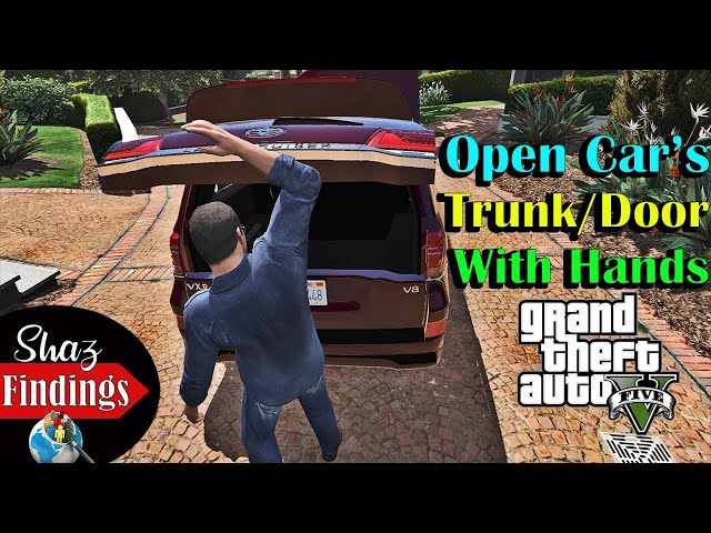 How to open hood, doors & trunk on your vehicle in GTA Online 