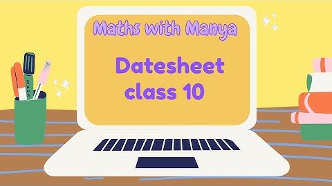 CBSE class 10 date sheet Released ? #class10datesheet #cbse #boards #term1