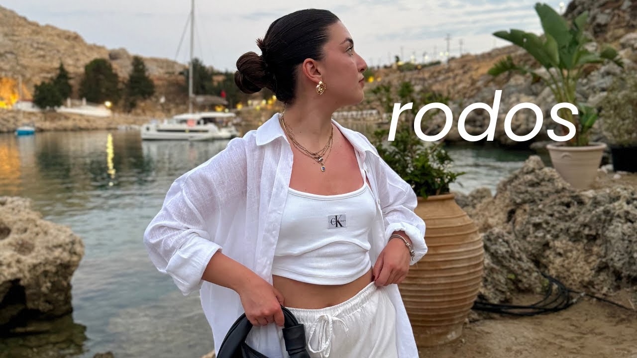 RODOS'TA 4 GÜN | kız kıza Lindos tatilimiz , kapıda vize ve harika restoranlar