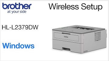 Connect HLL2379DW to a wireless computer - Windows