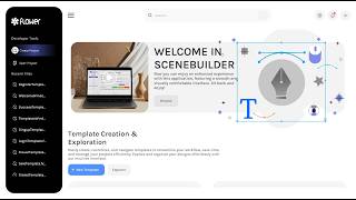 Scene Builder UI Redesign – Modern JavaFX Interface