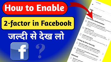 #facebookTips How to Enable 2 step verification in facebook | 2 factor authentication |