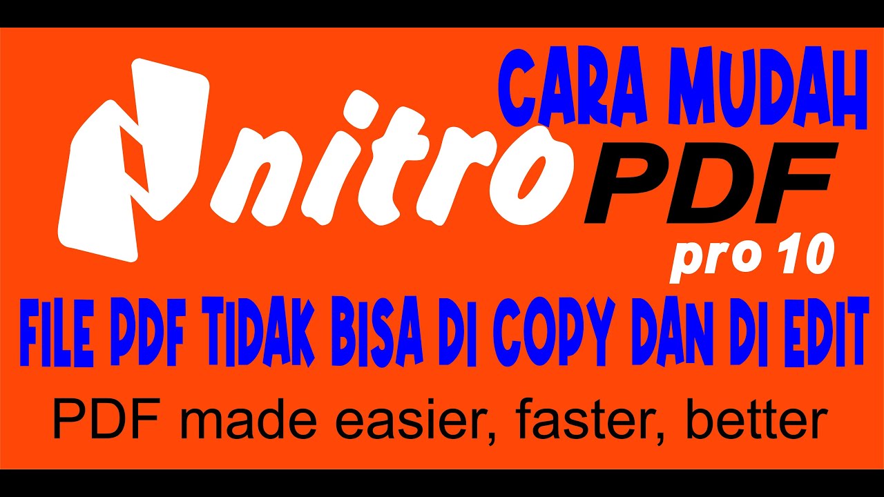 CARA MUDAH PROTEKSI FILE PDF AGAR TIDAK BISA DI COPY DAN DI EDIT YouTube Cara mudah proteksi file pdf agar tidak bisa di copy dan di edit youtube