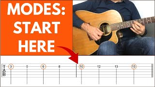 Modes Explained [The Easiest, Fastest Way To Learn Modes On Guitar]