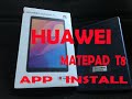 huawei matepad t8 app install