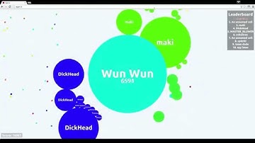 Agar.io - Dominating the server until the very end