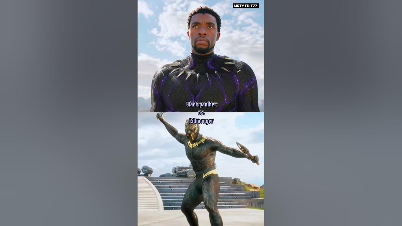 Black panther vs killmonger who will win 👑 shorts marvel YouTube