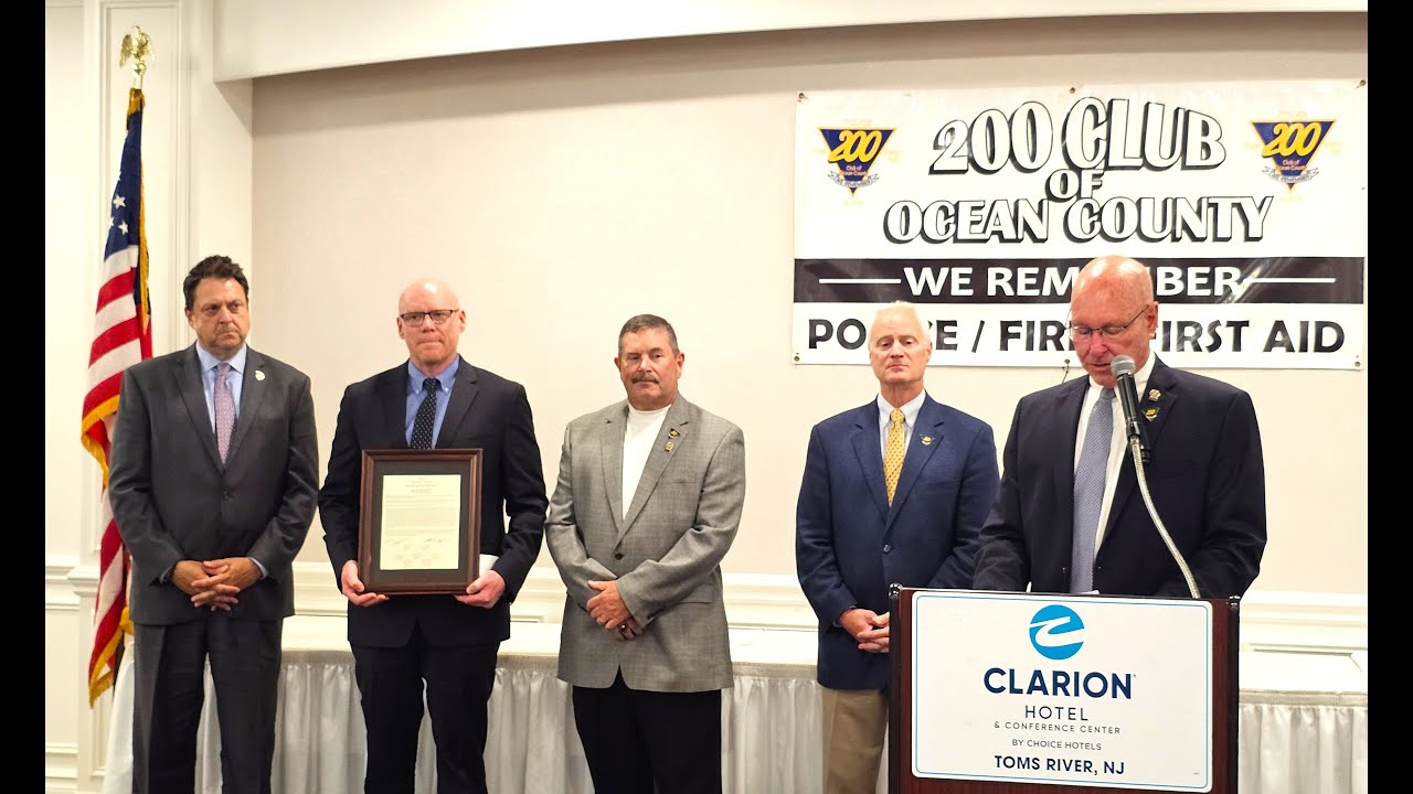 6.12.2025: 200 Club of Ocean County- 36th Annual Awards Reception, Toms River, NJ (about 200 Club)