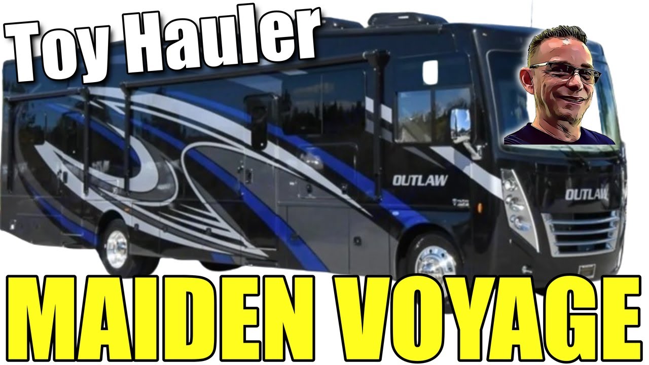 MAIDEN VOYAGE | Our New-to-Us 2021 Thor OUTLAW 38MB Toy Hauler