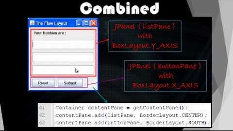 Java GUI Layout Manager