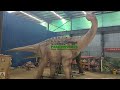 Estatua de dinosaurio realista animatronic de tamaño natural Yamanasaurus