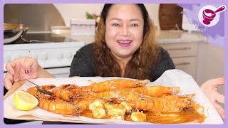 Shrimps and black tiger prawns (giving away the sauce recipe) 🦐🦐🦐 600K subscriber celebration.