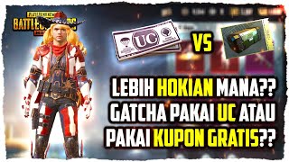 LEBIH HOKI MANA?? GATCHA PAKAI UC VS KUPON GRATISAN?? - PUBG Mobile Eksperimen