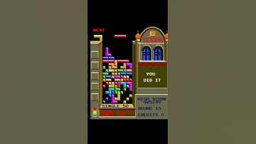 Tetris Level 15 – Classic Arcade Gameplay#shorts