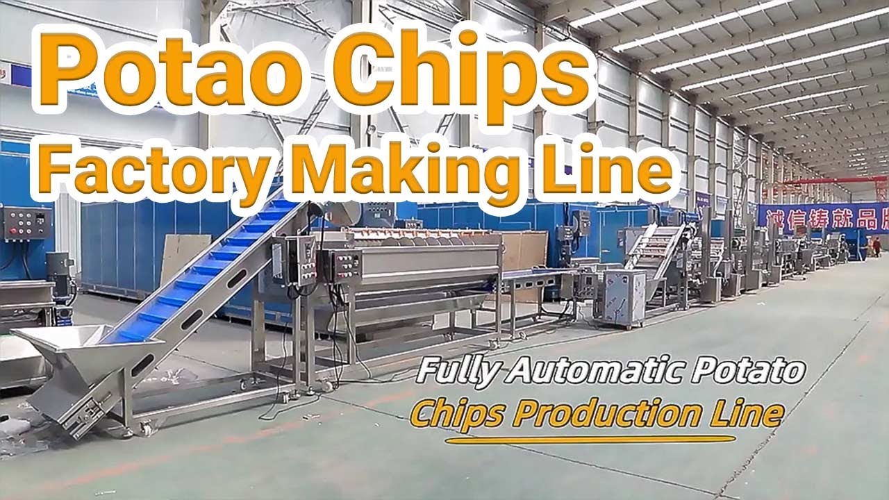 Automatic hash brown production line