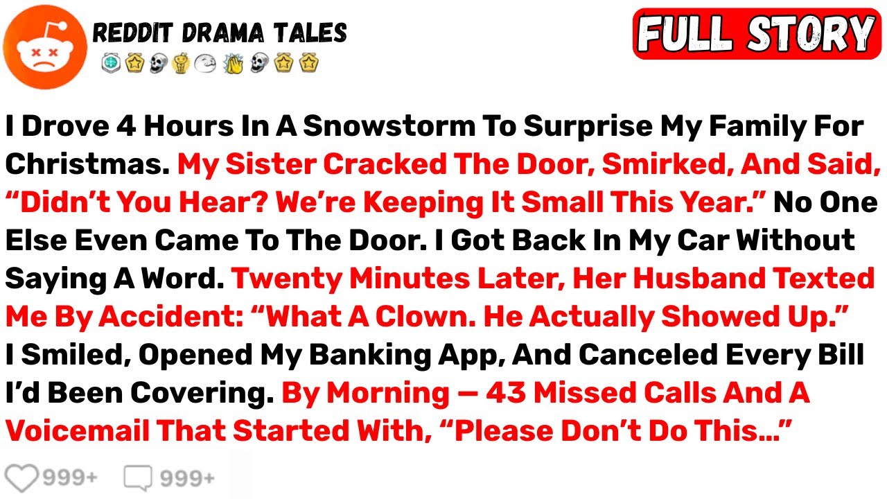 I Drove 4 Hours In A Snowstorm To Surprise My Family For Christmas... - Best Reddit Stories