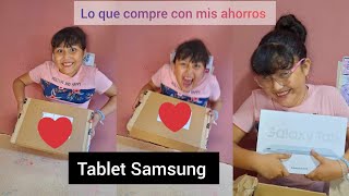 Lo que compre con mis ahorros  / Unboxing de Samsung