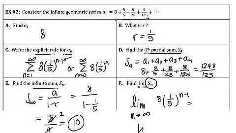 9.2 Series and convergence