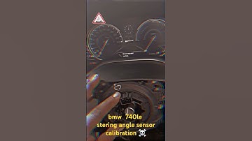 bmw 7series 740le stering angle sensor callibration #foryou #automobile #germany #autoelectronics