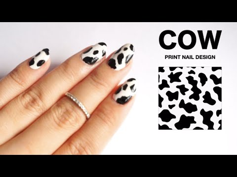 ทำเล็บ "ลายวัว" ง่ายๆ COW PRINT NAIL l Thai Narak