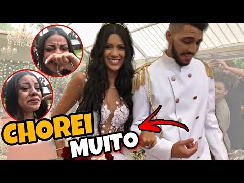 VLOG CASAMENTO JAQUELINE SOBRINHO &amp; DIEGO! *chorei muito* 😭 EMOCIONANTE